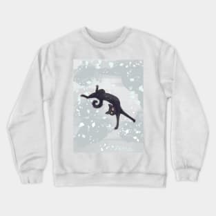 悬浮猫 levitating cat Crewneck Sweatshirt